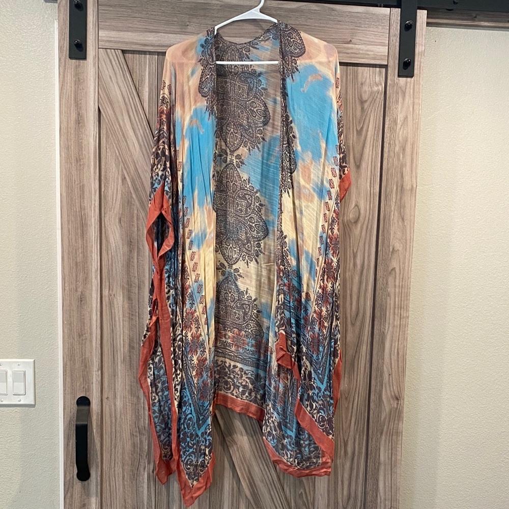 Bohemian Multicolor Kimono Cardigan